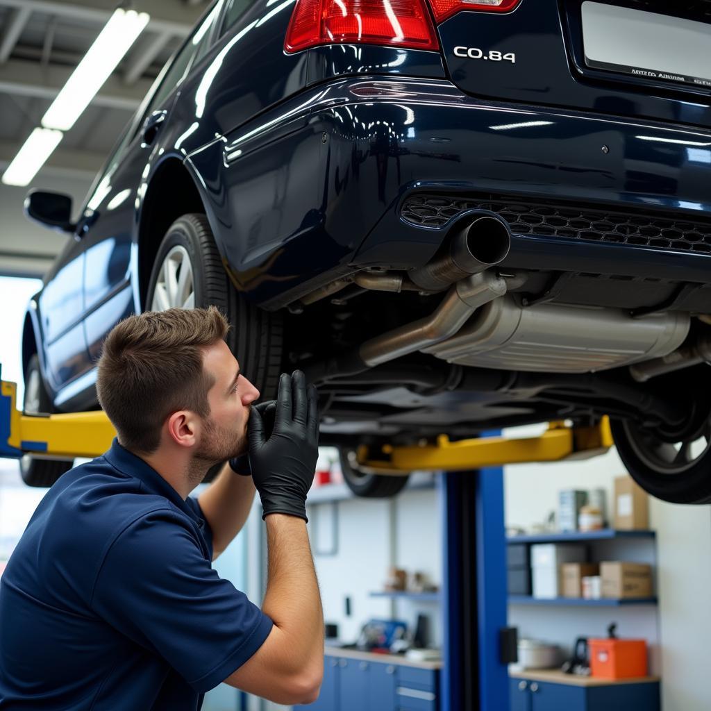 Car Maintenance in Progress