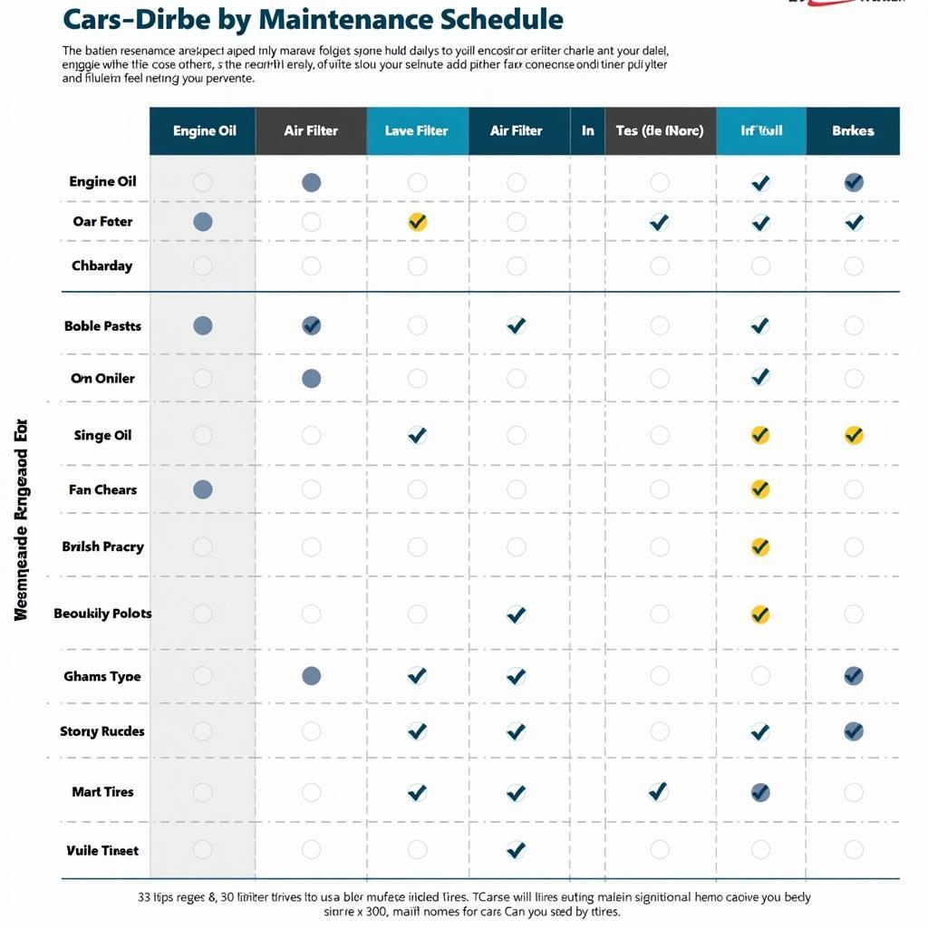 Car Maintenance Schedule