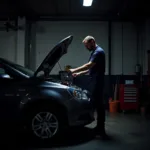 Car Mechanic at Work