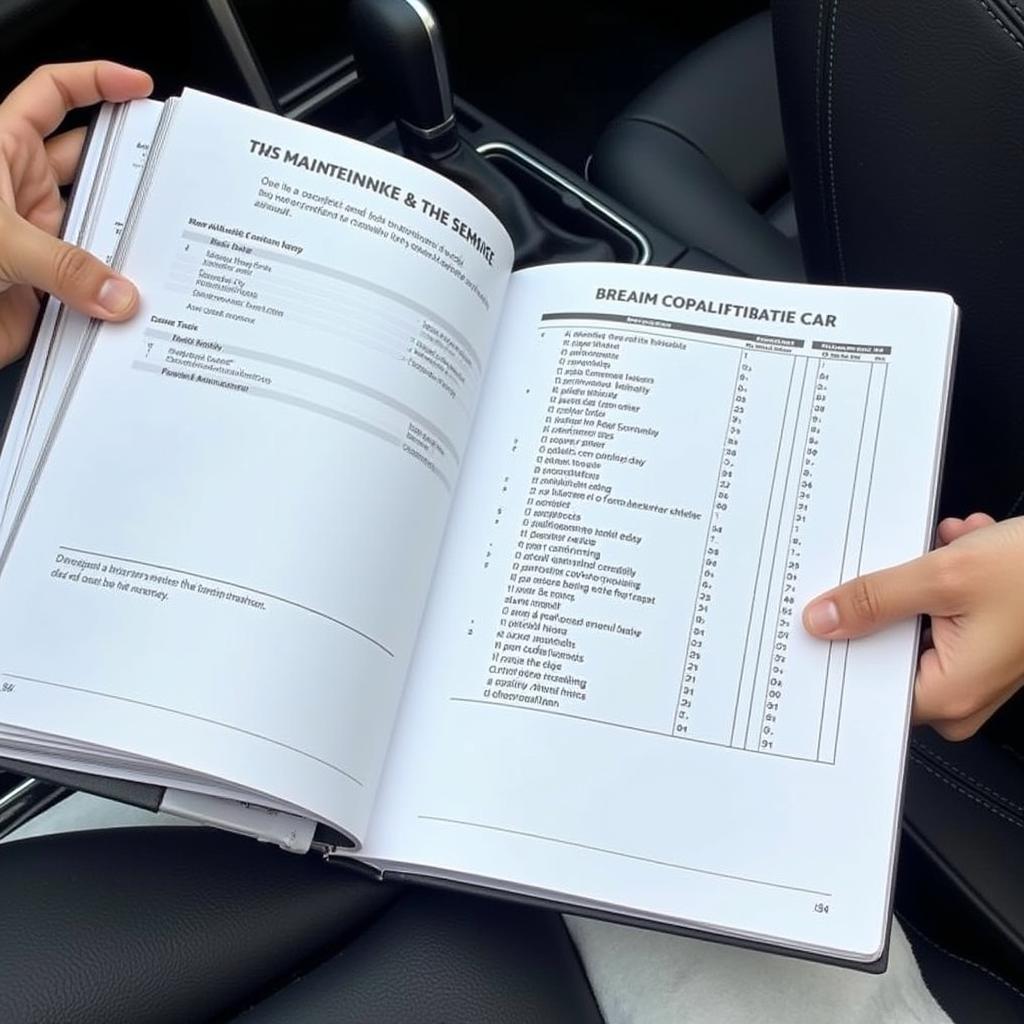 Open car owner's manual