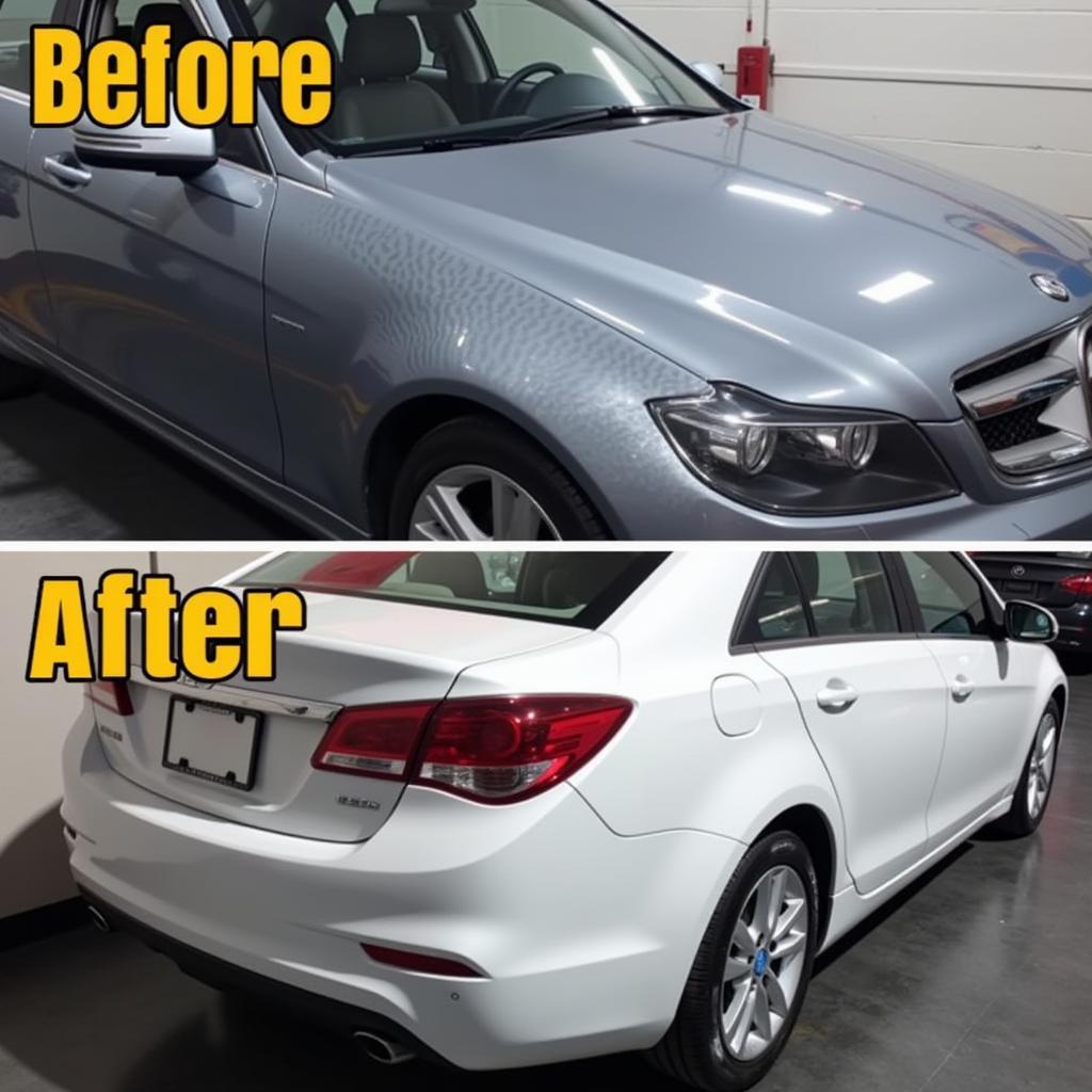 Car Polishing Results: Before & After