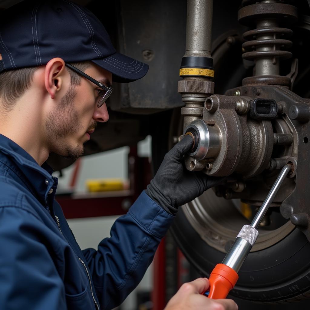 Car Propshaft Inspection