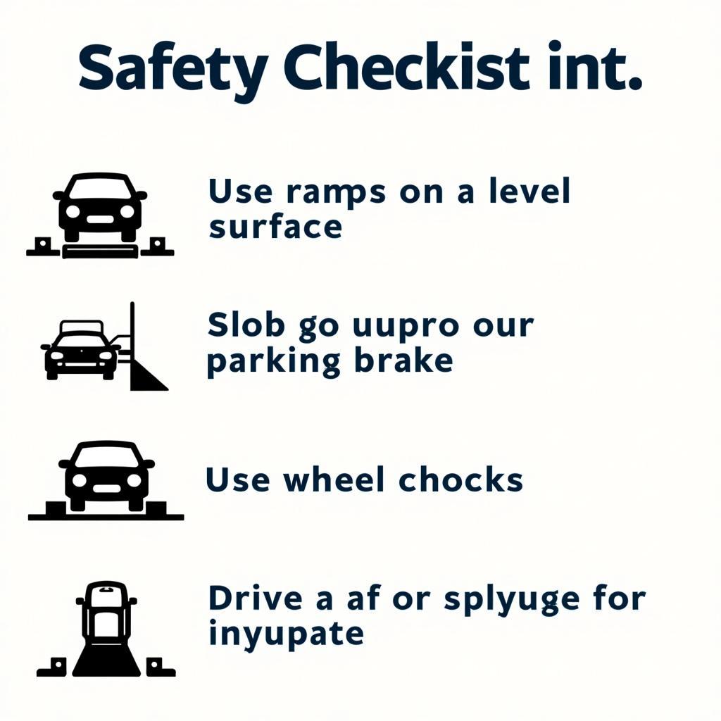 Car Ramp Safety Checklist