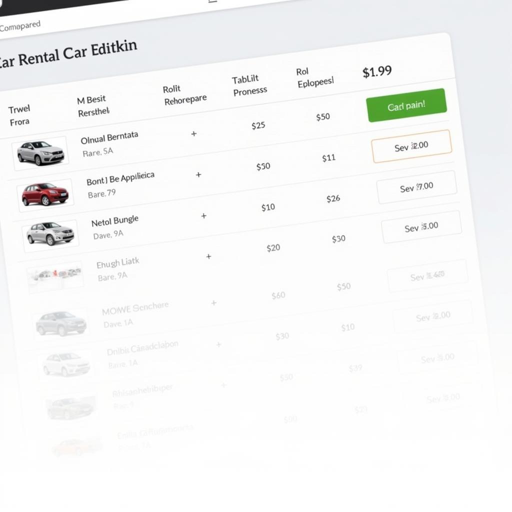 Car Rental Comparison Website