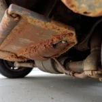 Car Rust Damage on Undercarriage