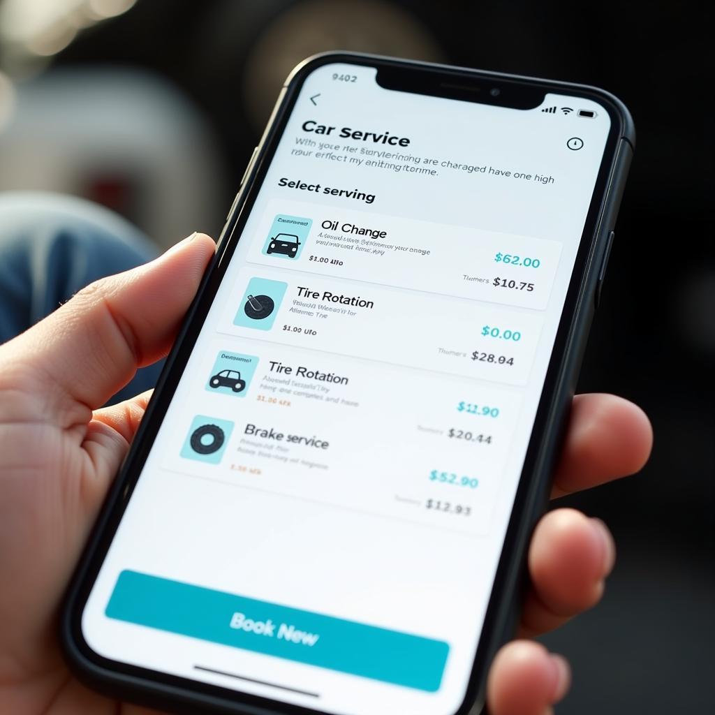 Car Service App Booking