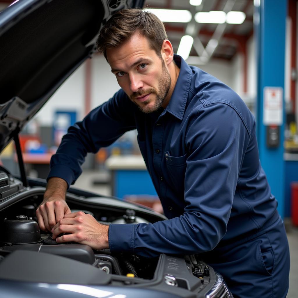 Experienced car service technician in Bicester