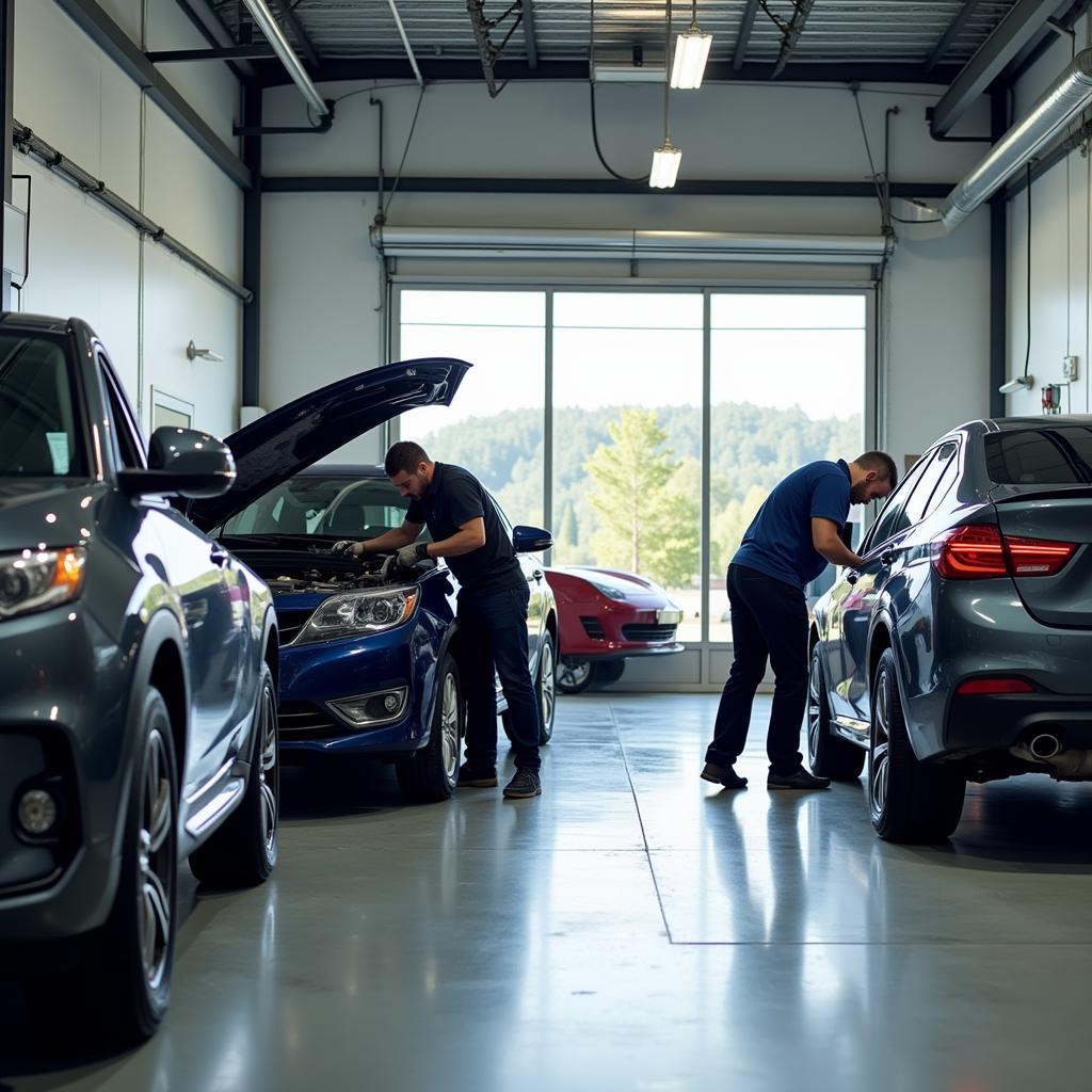 Modern Car Service Center in Madison