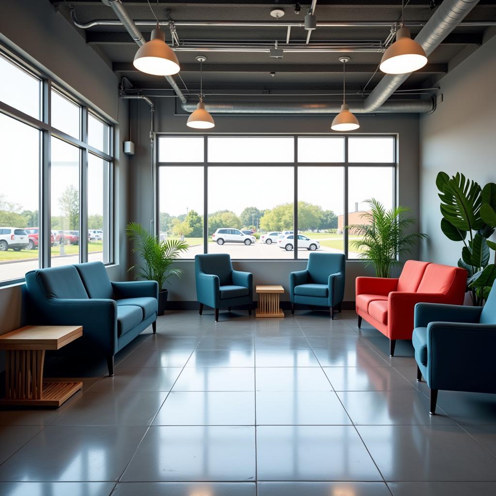 Car Service Center Waiting Area