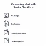 Car Service Checklist