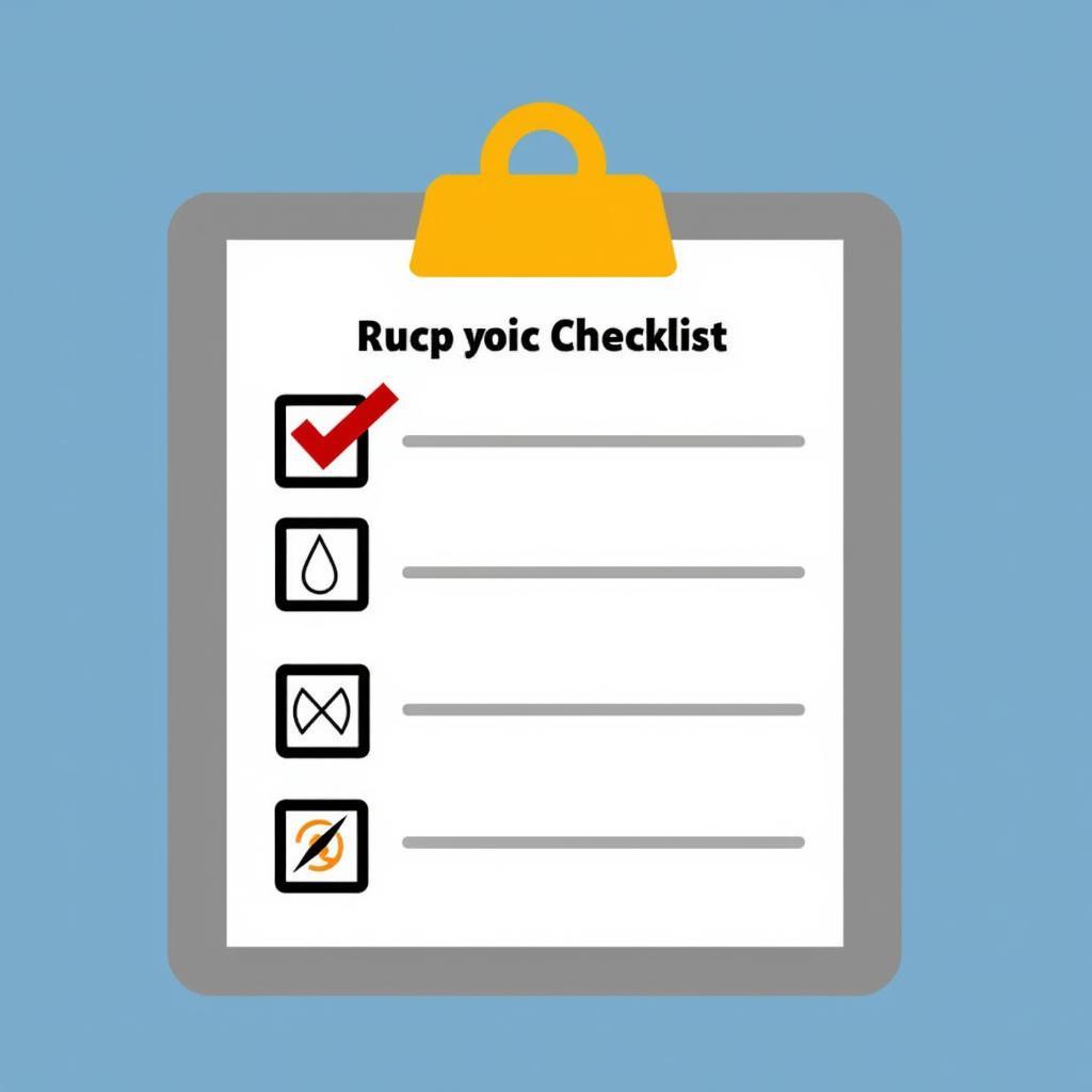 Car Service Checklist