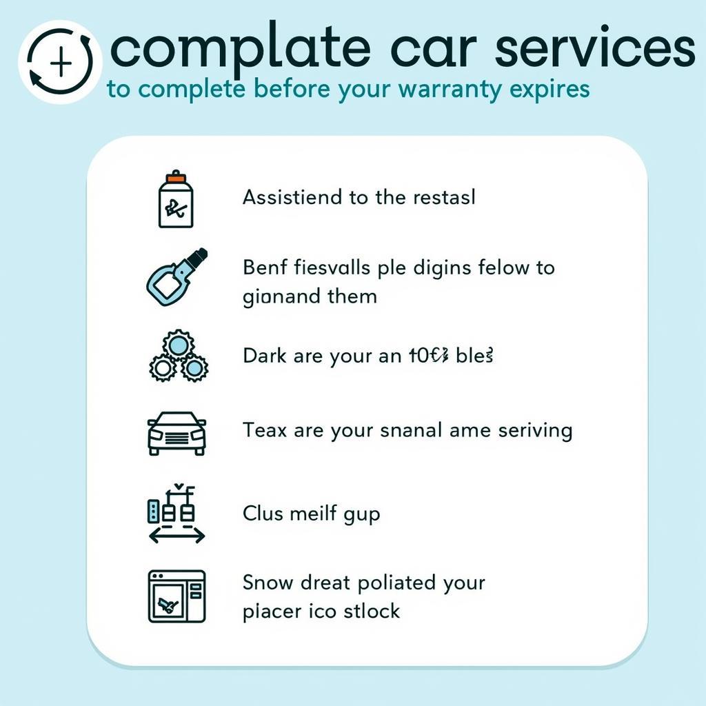 Car Service Checklist