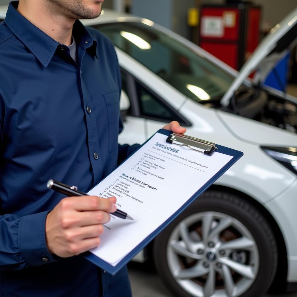 Car Service Checklist