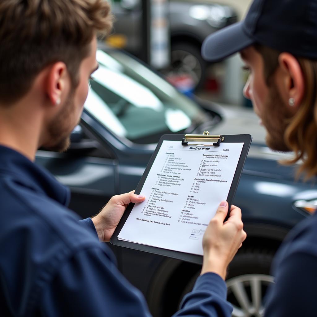 Car Service Checklist