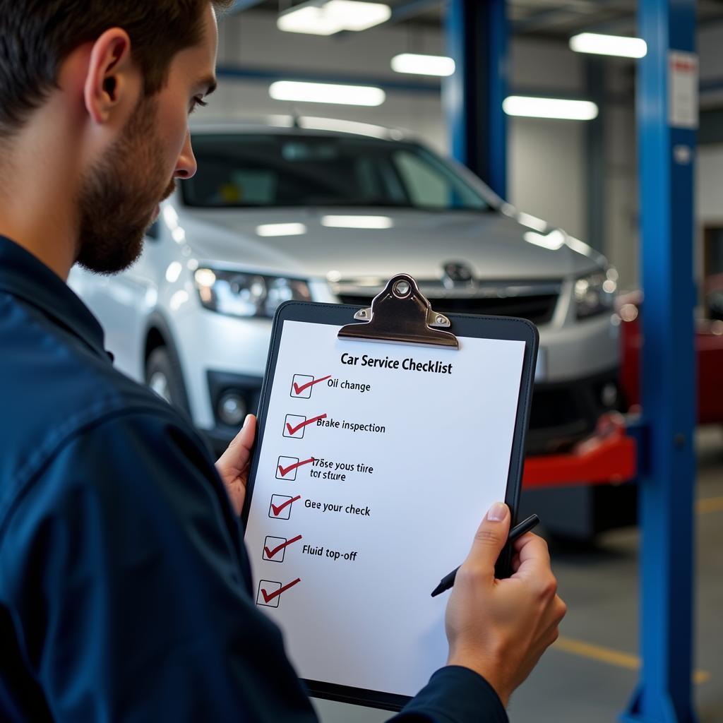 Car Service Checklist