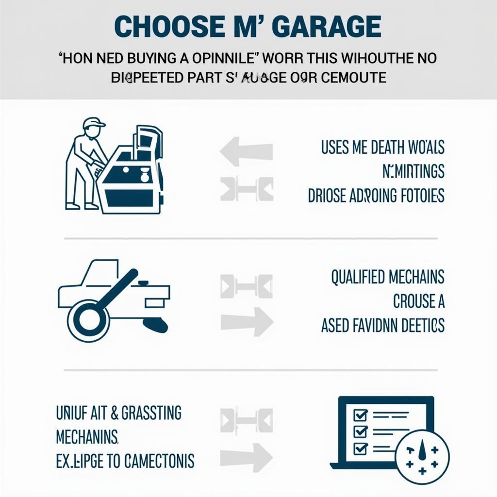 Checklist for choosing a block exemption compliant garage.