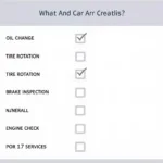 Car Service Checklist