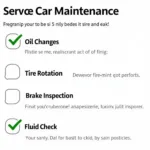 Car Service Checklist