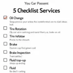 Car Service Checklist