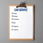 Car Service Checklist