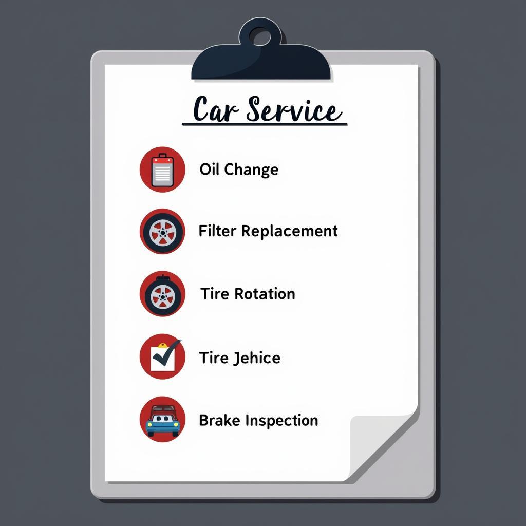 Car Service Checklist