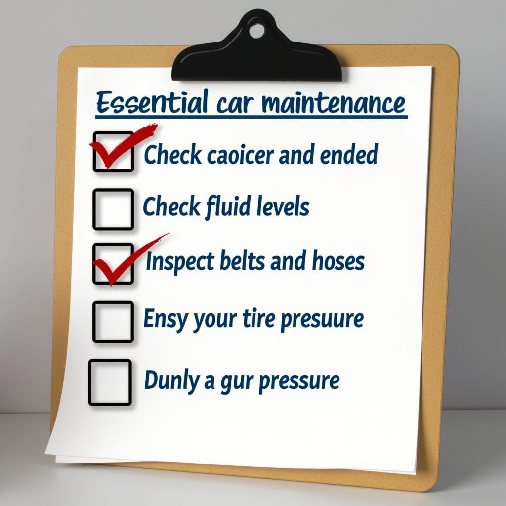 Car Service Checklist