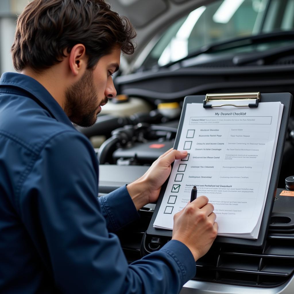 Car Service Checklist