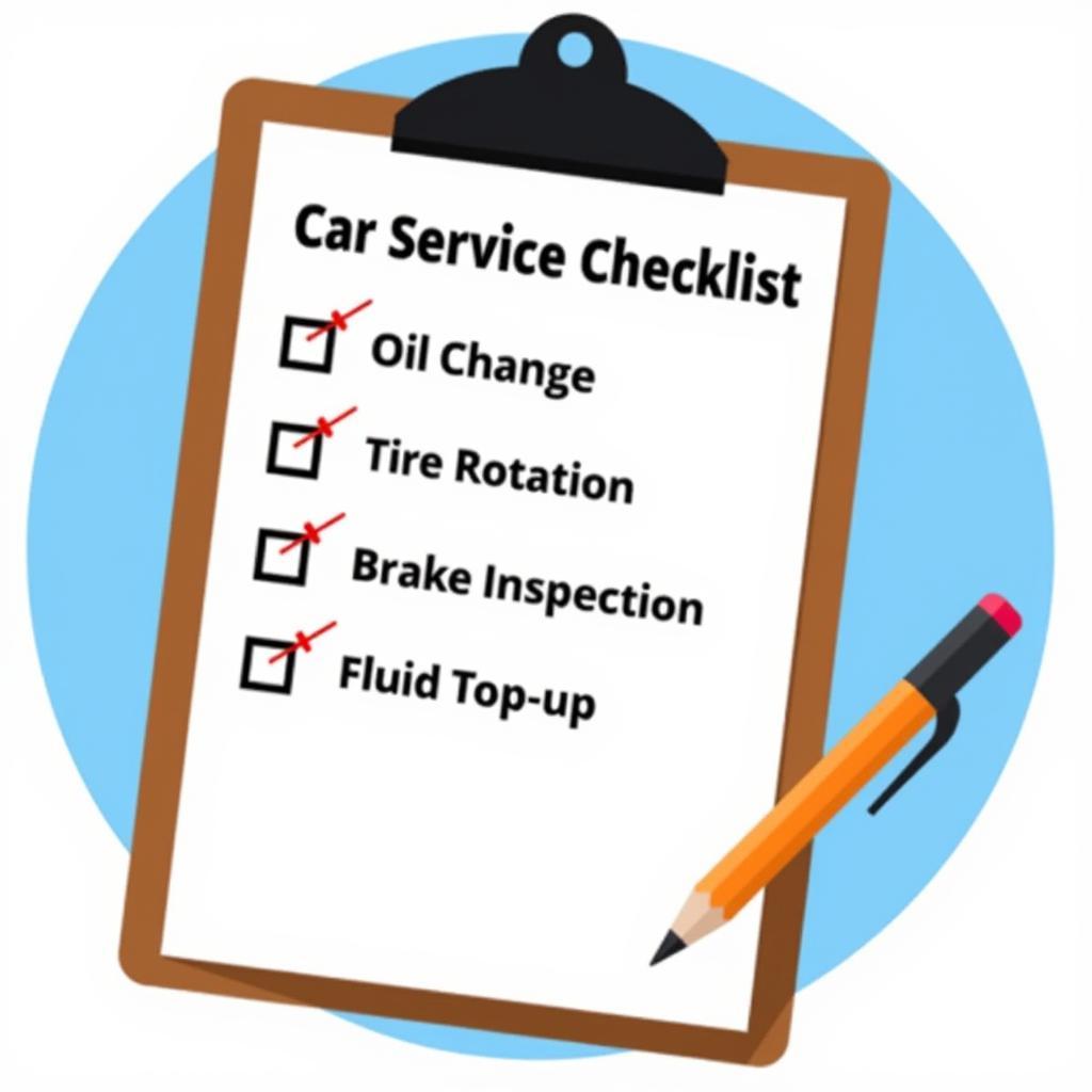 Car Service Checklist