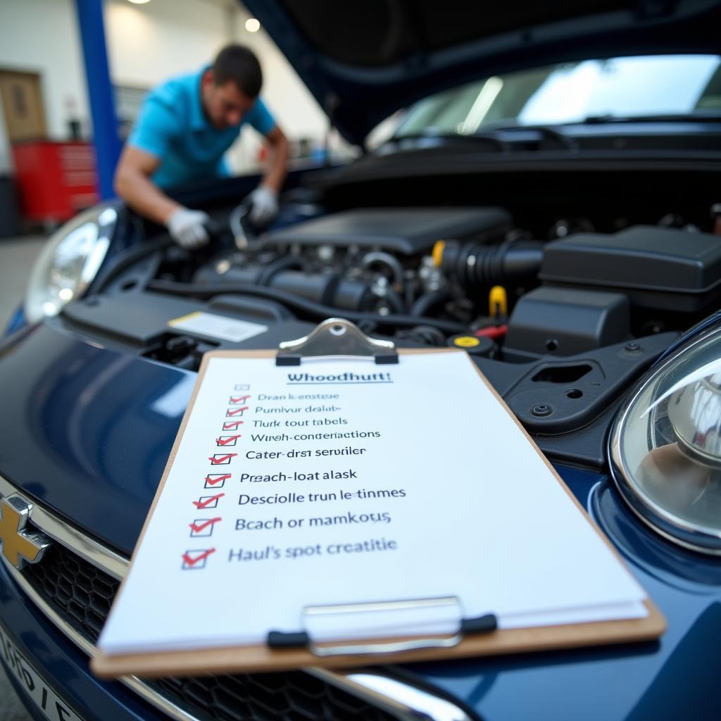 Car service checklist