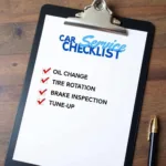 Car service checklist