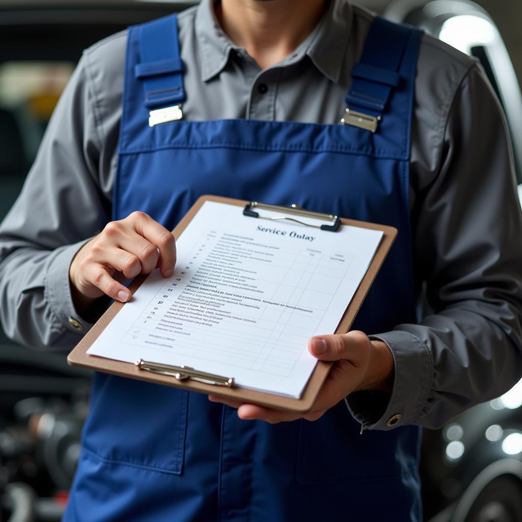 Car Service Checklist