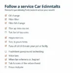 Car Service Checklist