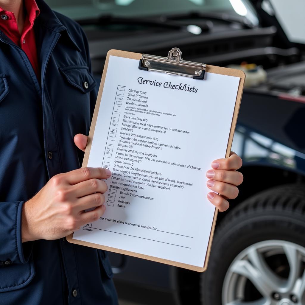 Car Service Checklist