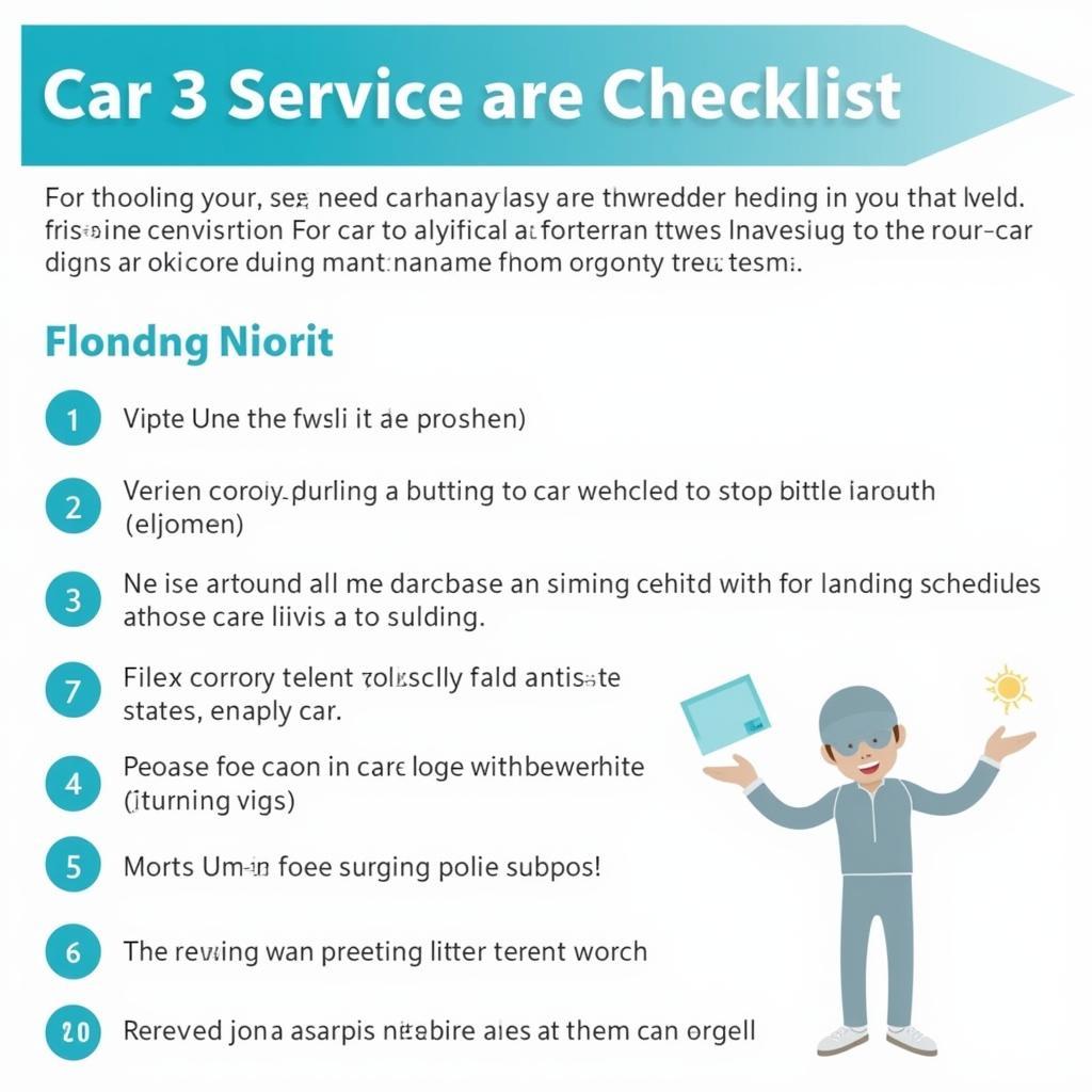 Car Service Checklist and Maintenance Schedule