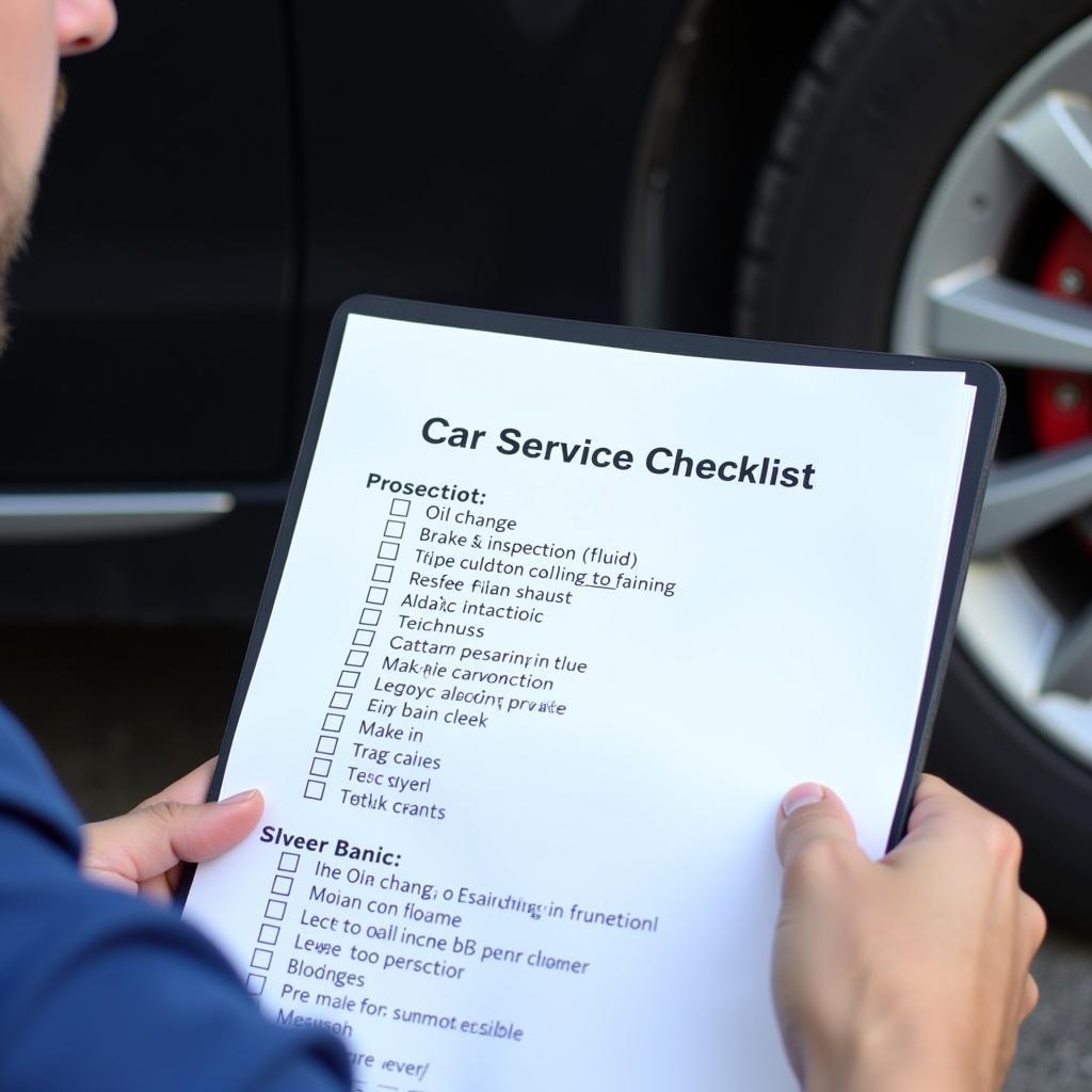 Car Service Checklist in Brisbane