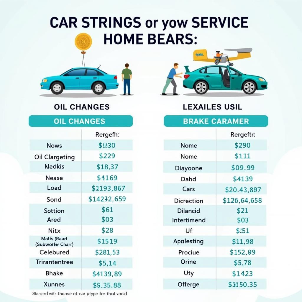 Comparing Car Service Costs