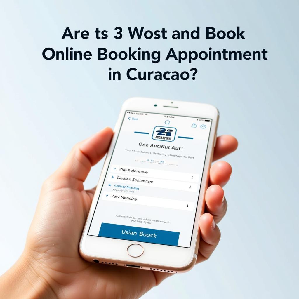 Booking a car service appointment in Curacao