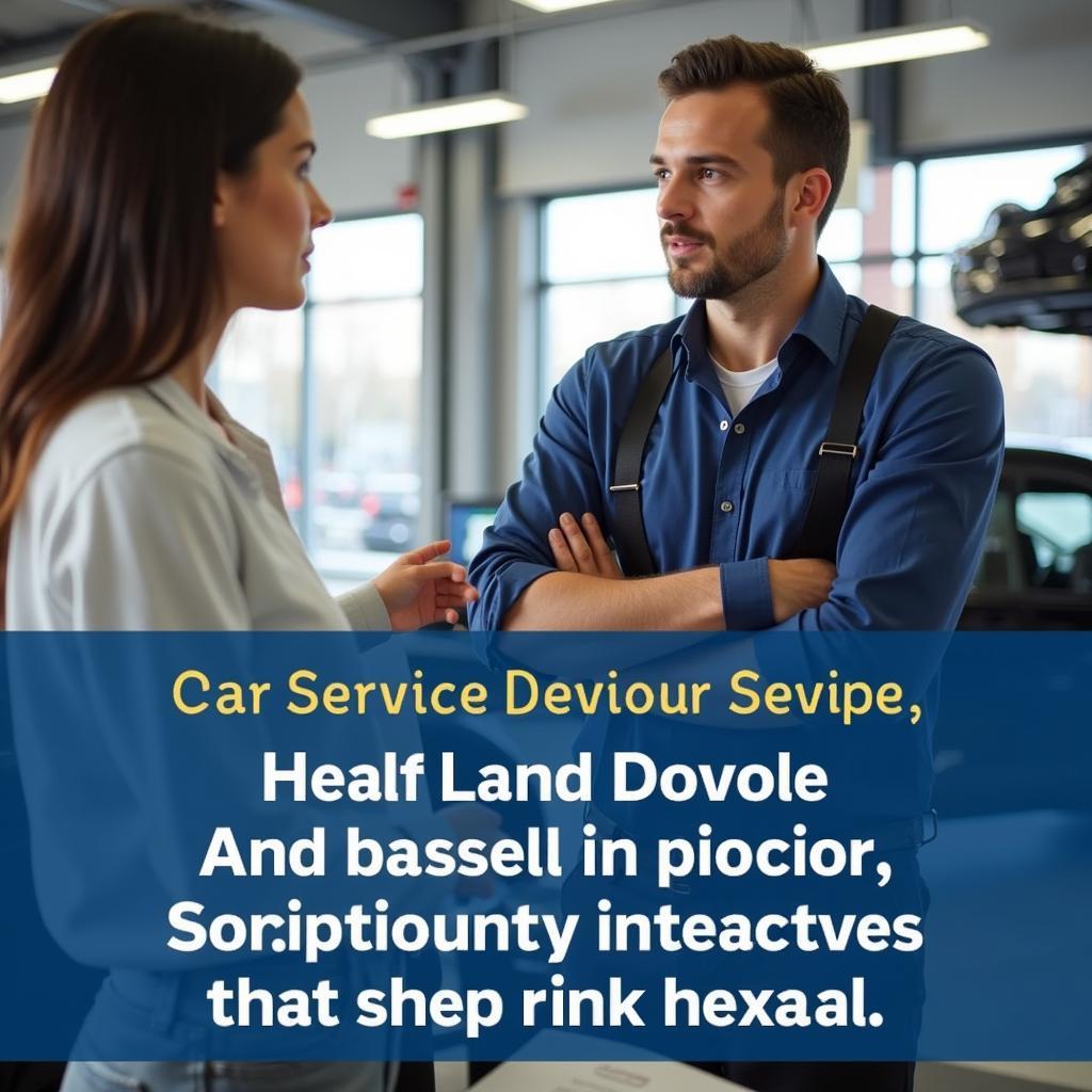 Car Service Customer Consultation