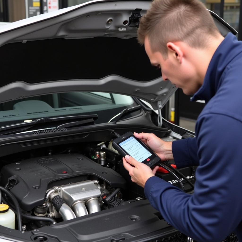 Fuel System Inspection during Car Service in Derby