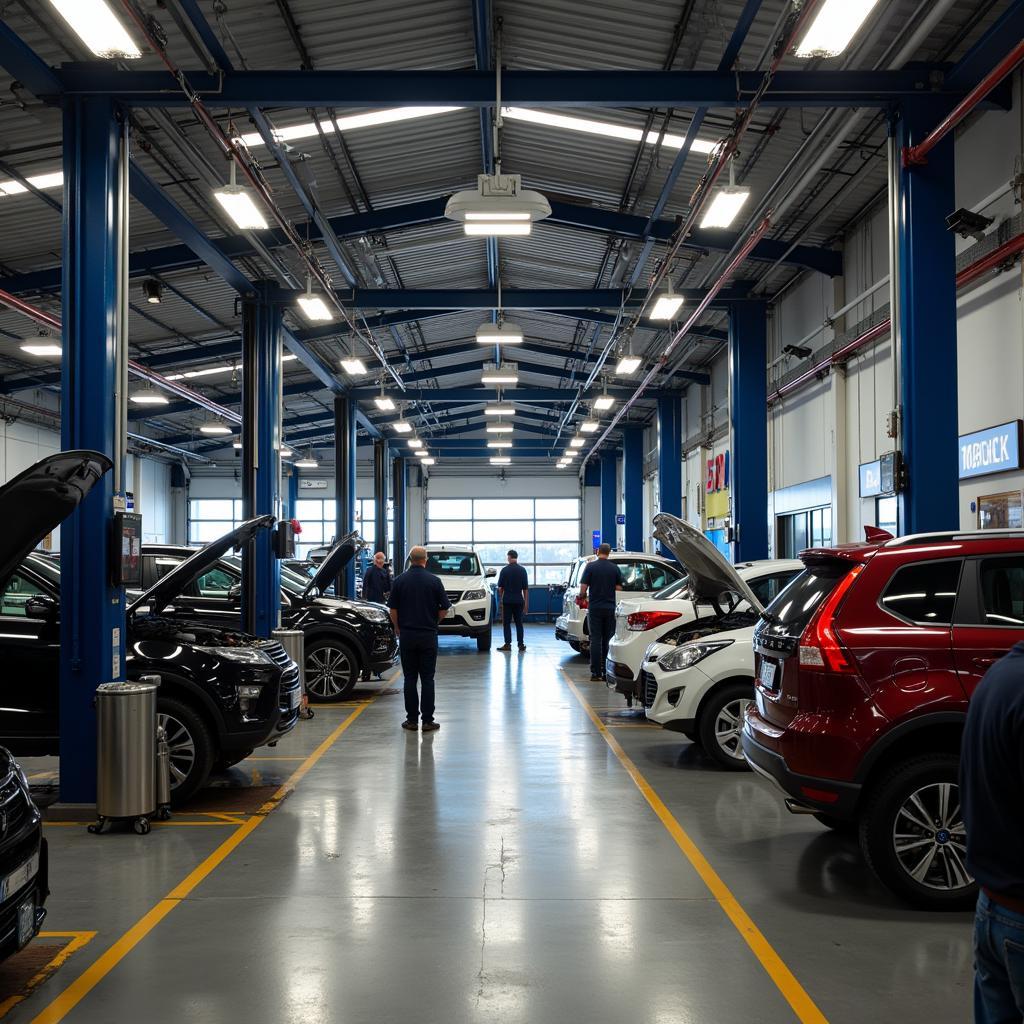 Car Service at a Derby Garage