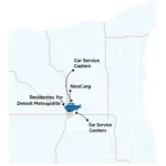 Car service locations near Detroit Airport