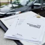 Car service documents: owner's manual, service history, warranty information