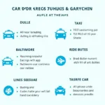 Car service options between Dulles and Baltimore