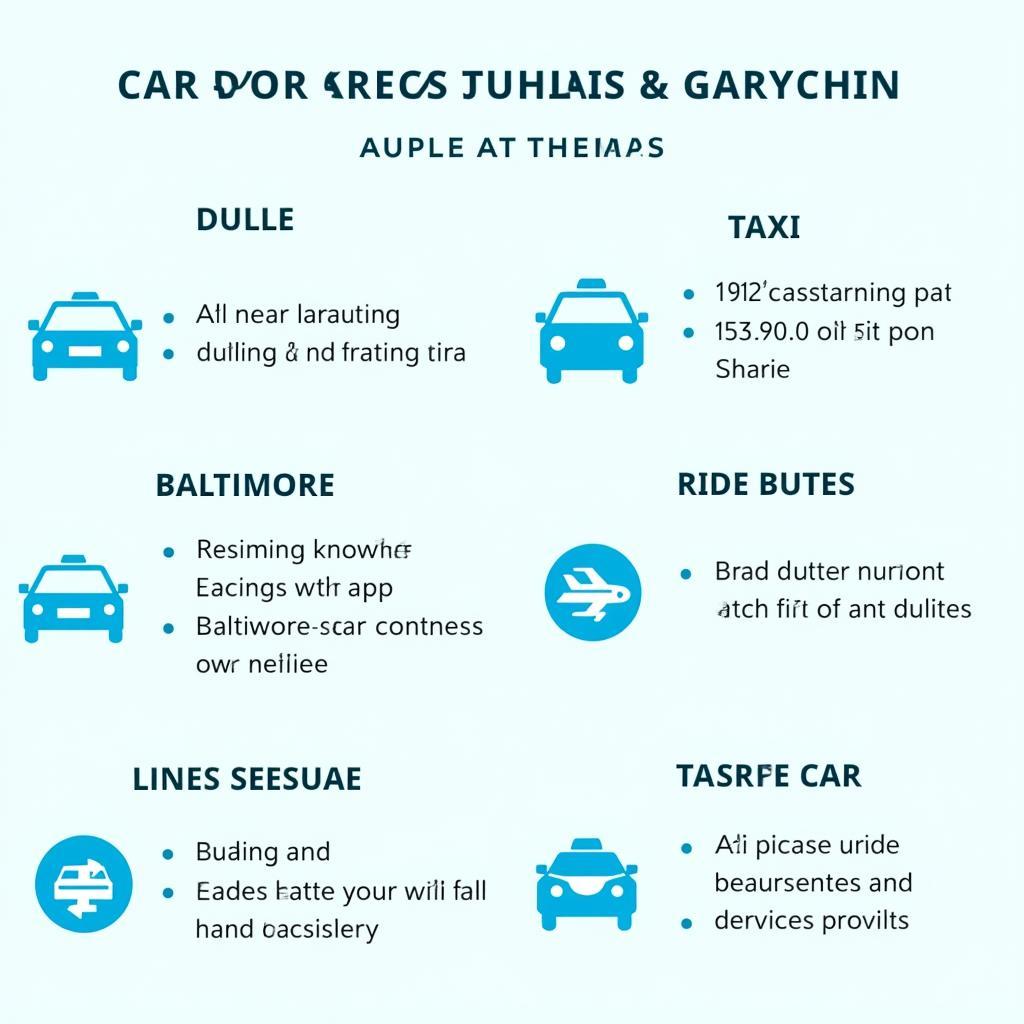 Car service options between Dulles and Baltimore