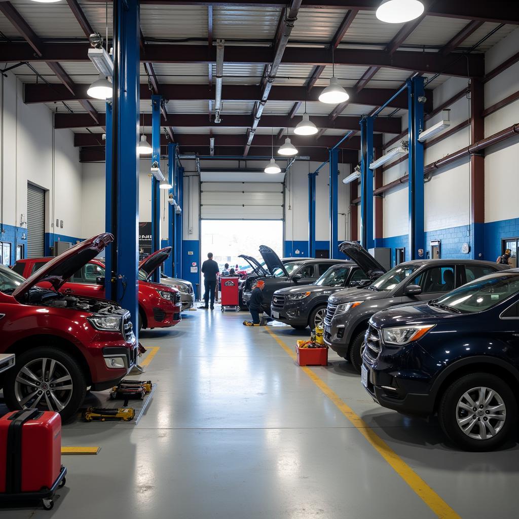 Car service in Dundee garage