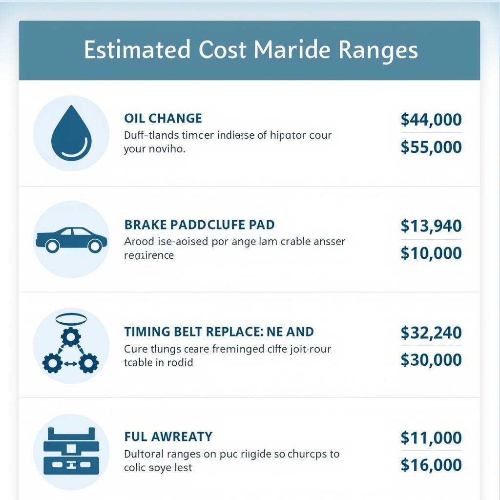 Car Service Dunstable: Cost Examples for Common Services