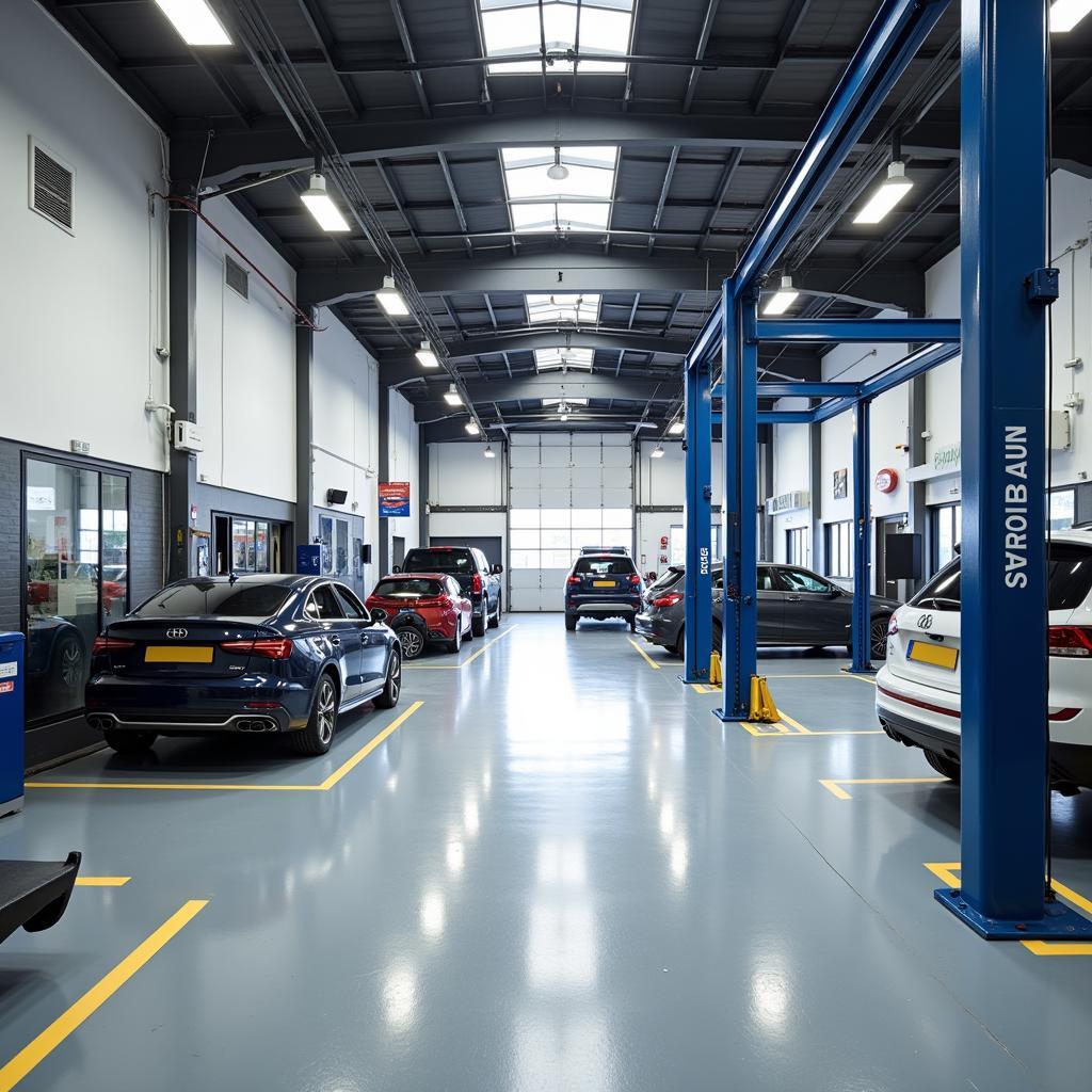 Modern Car Service Garage in Ashtead