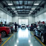 Modern Car Service Garage in Chandigarh