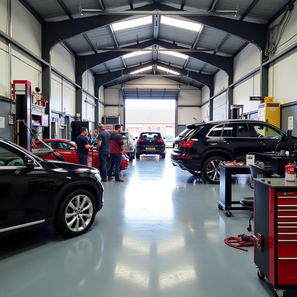 Modern Car Service Garage in Welwyn Garden City