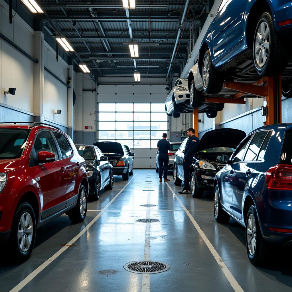 Car Service at a Glasgow Garage